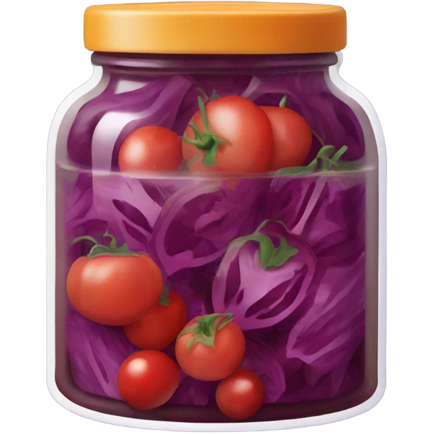 red salad in a jar emoji