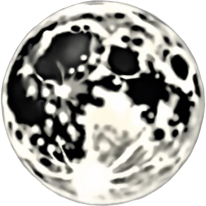Good night full moon emoji