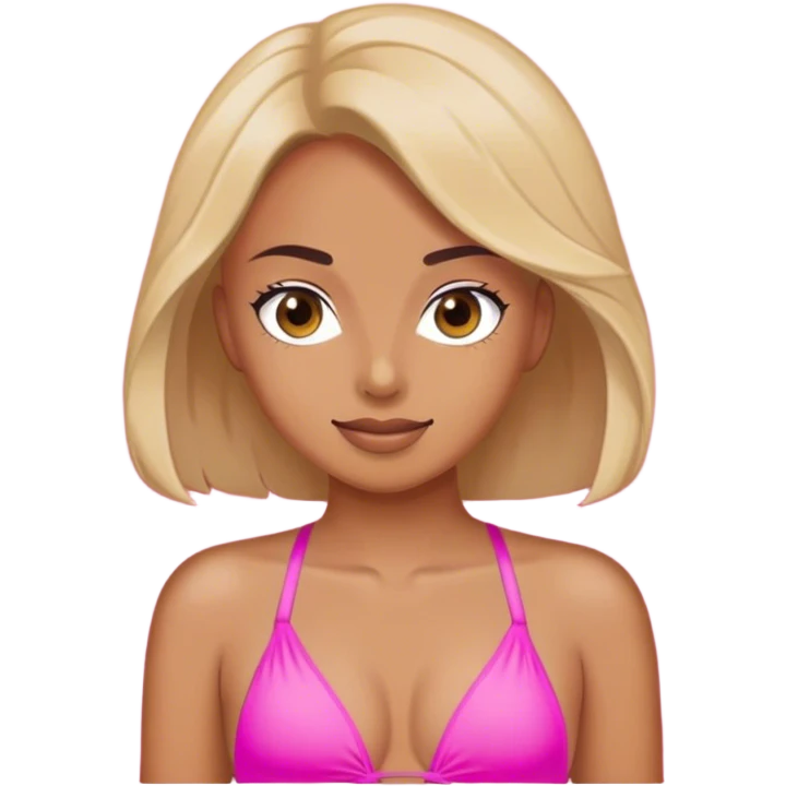 Pink swimsuit  emoji