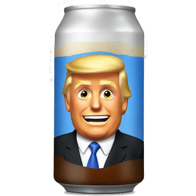 Donald trump beer emoji