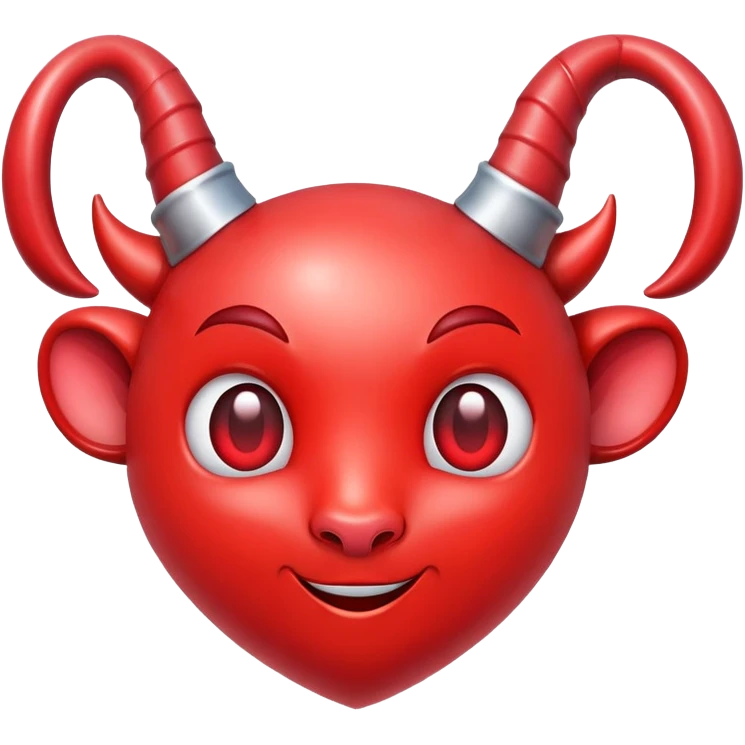 Heart with horns emoji
