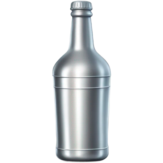 lata de metal con alcohol solido emoji