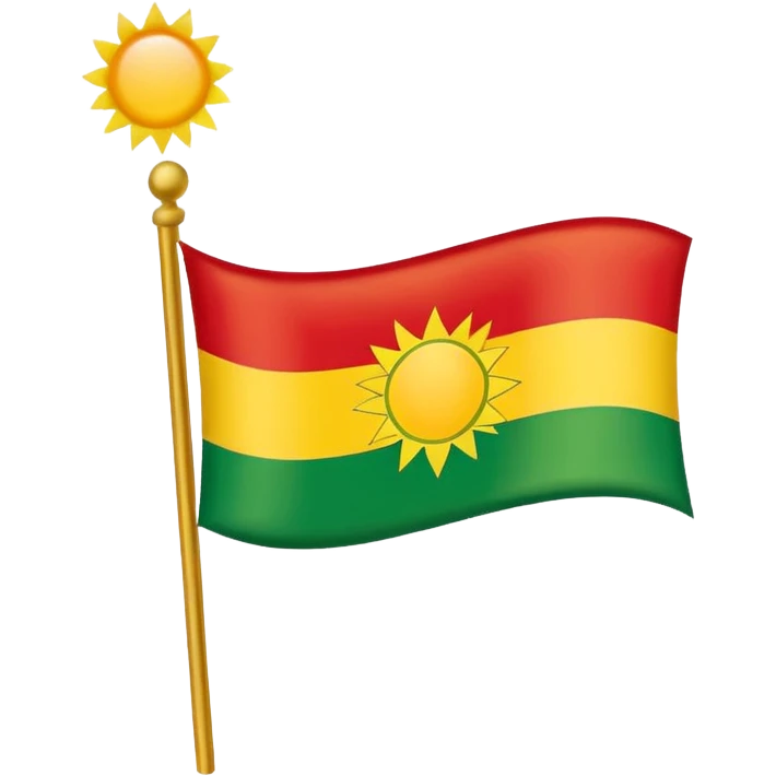 Kurdish flag emoji