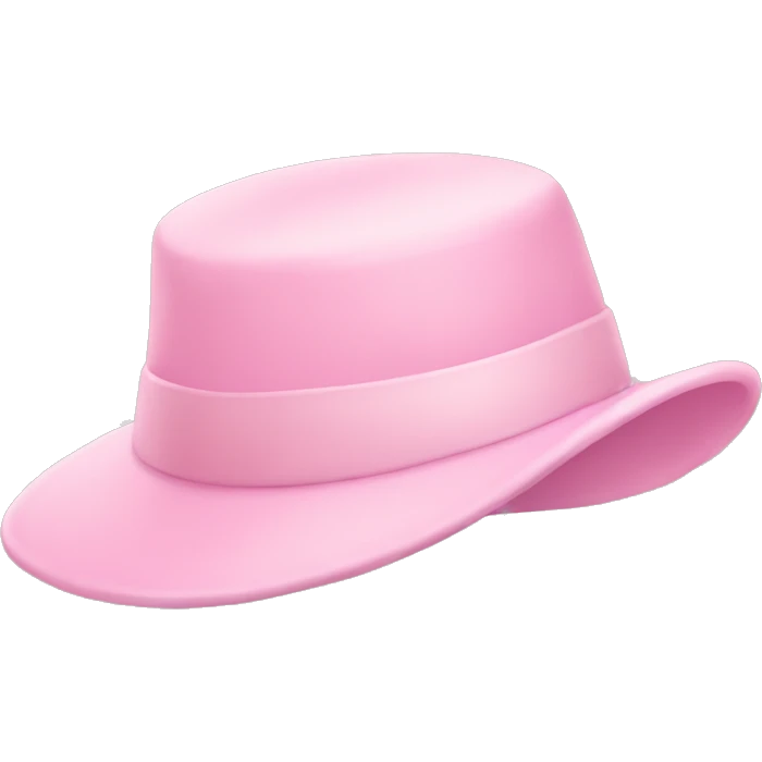 pastel pink hat emoji