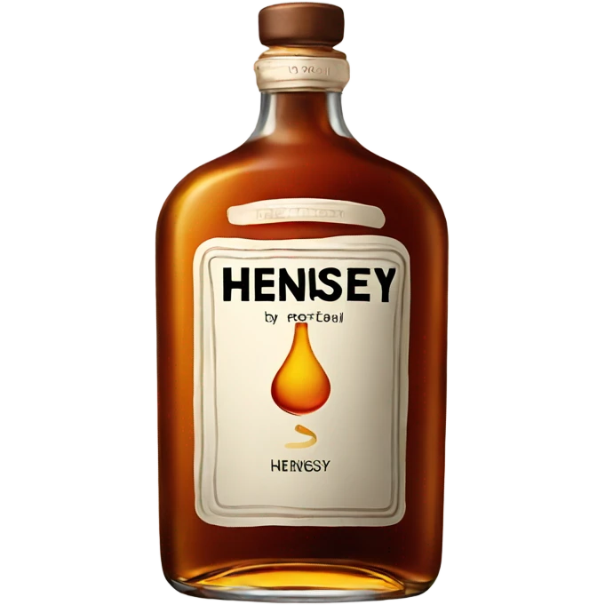 hennessy bottle  emoji