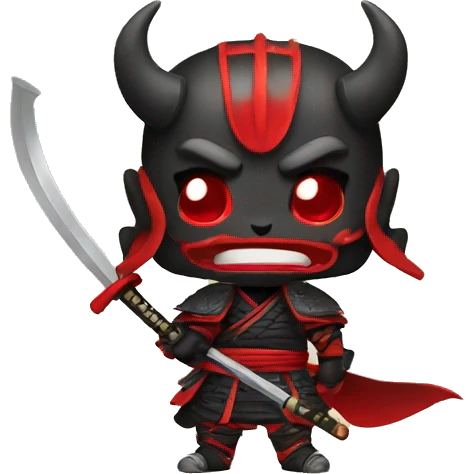 devil samurai emoji