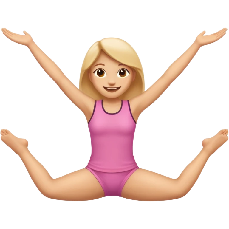 spread legs upward girl emoji emoji