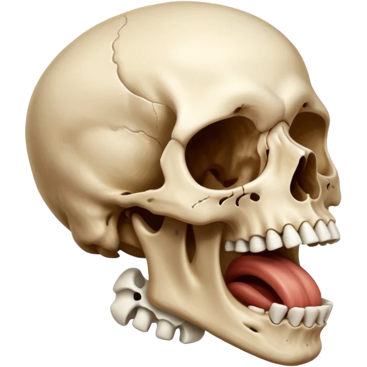 💀 + 🥱 emoji