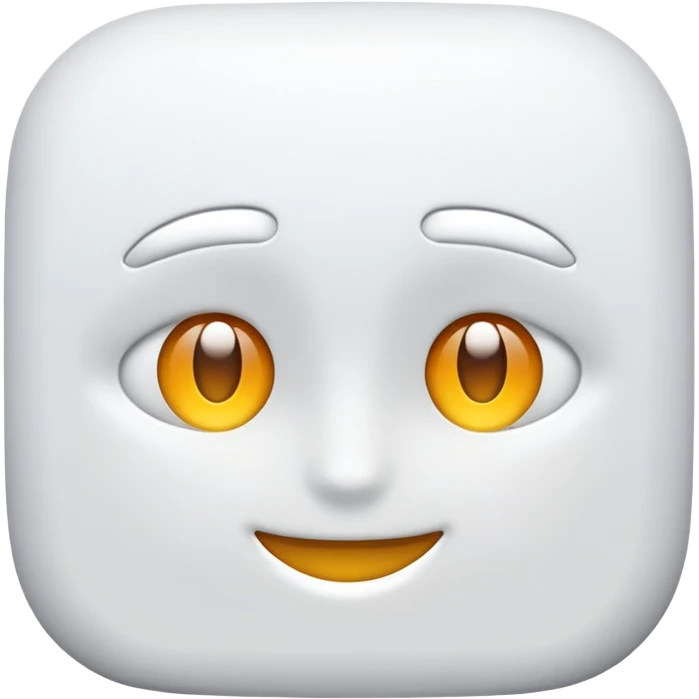 Белое emoji