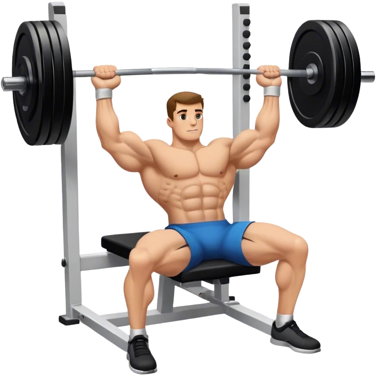 close-grip flat-benchpress emoji