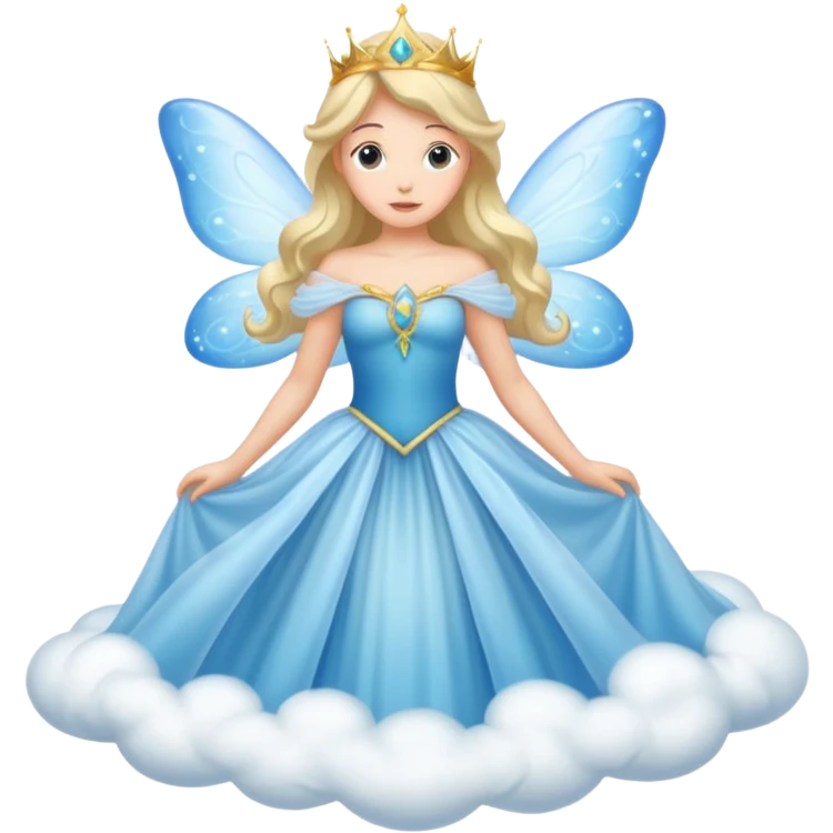 Fairy princess on a Claire emoji