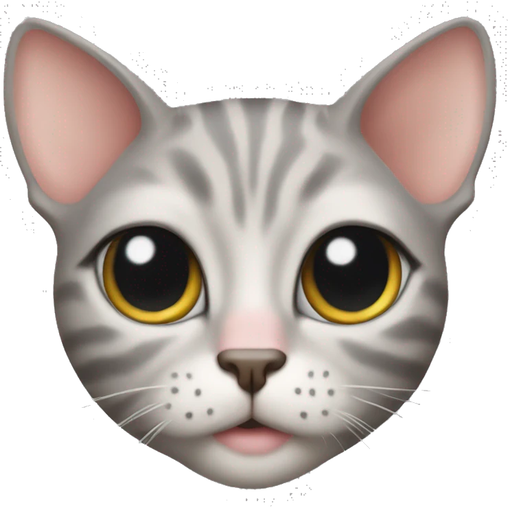 Hairless pussy cat emoji