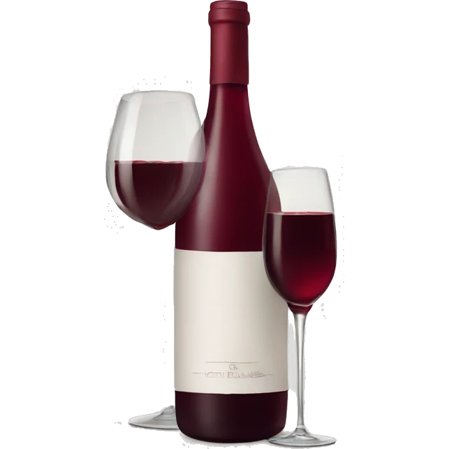 Wine red emoji