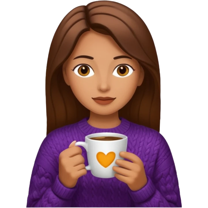 woman drinking coffee emoji