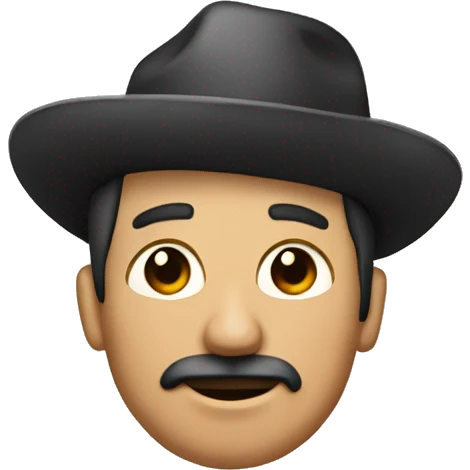 Hombre de piel morena y microfono emoji