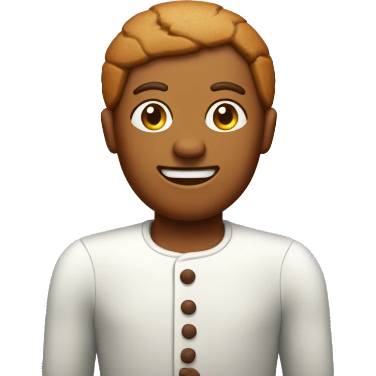 Gingerbread cookis emoji