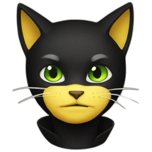 Chat noir emoji