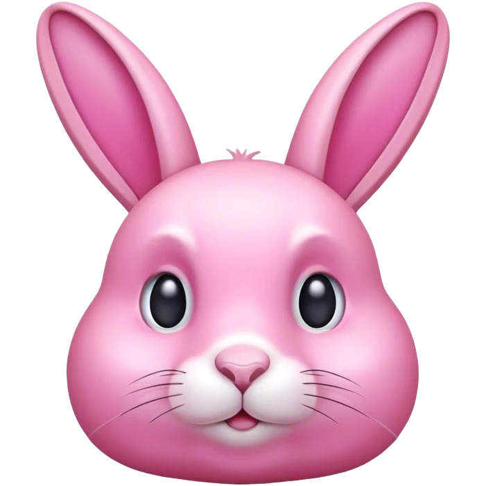 pink syber rabbit emoji