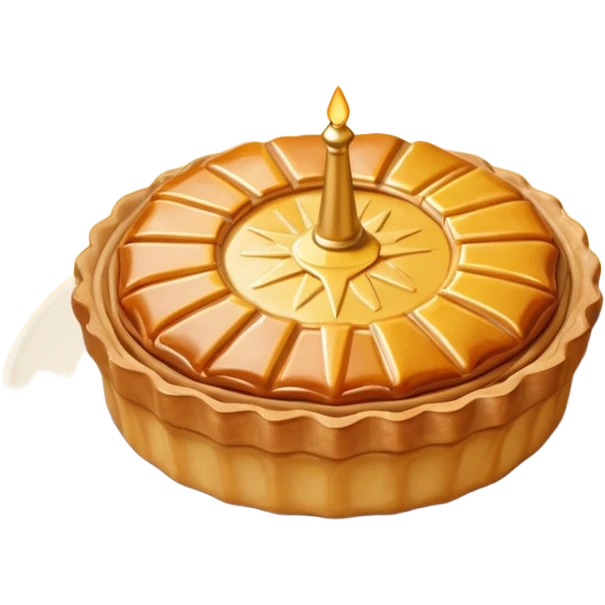 galette des rois avec la fève emoji