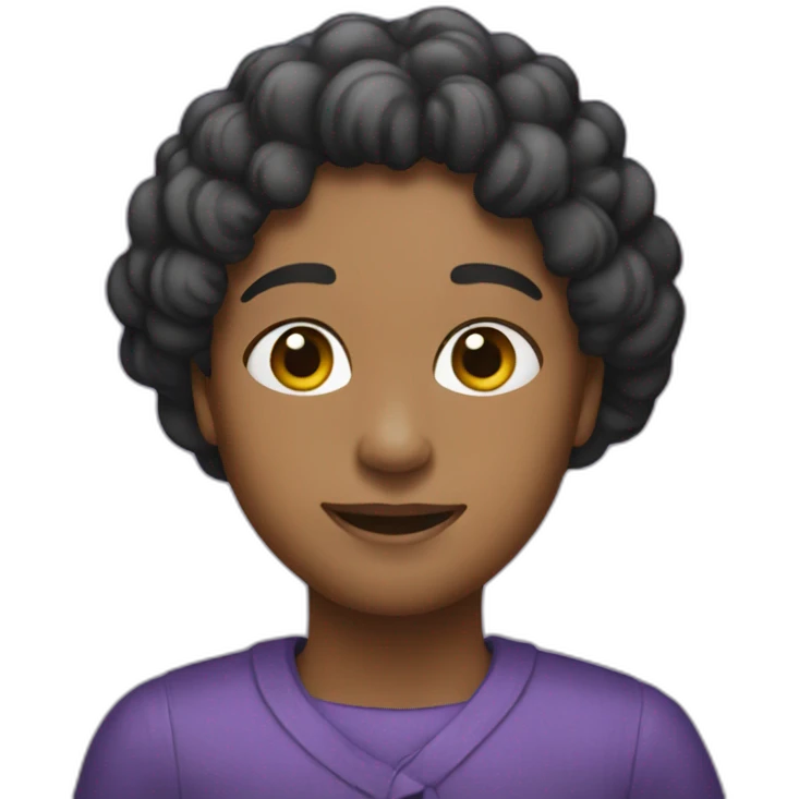 the color purple emoji