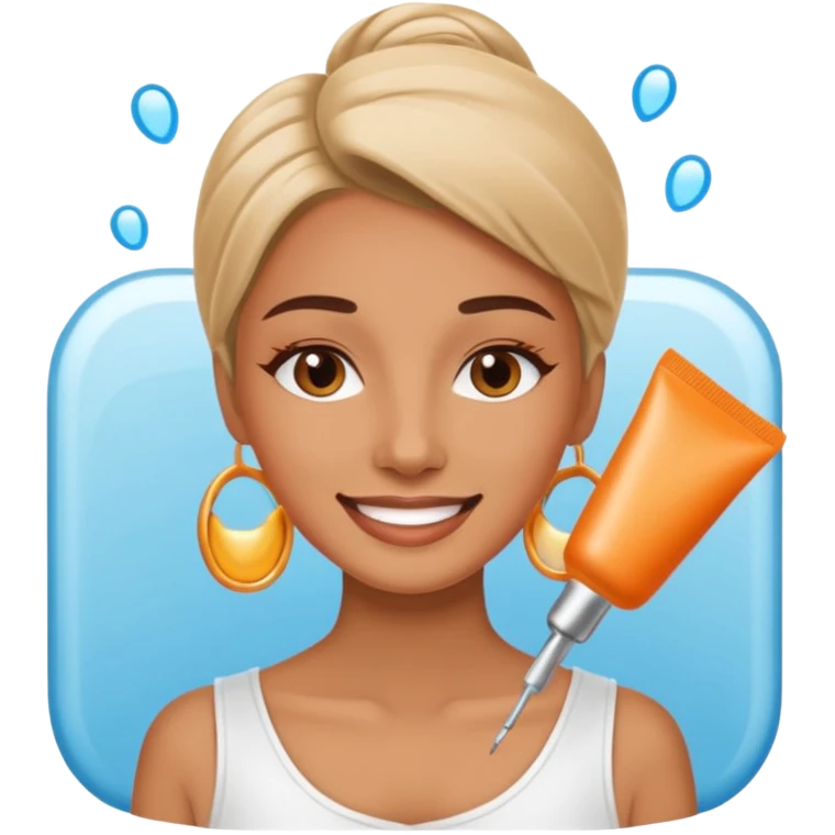 good time in a beauty salon emoji