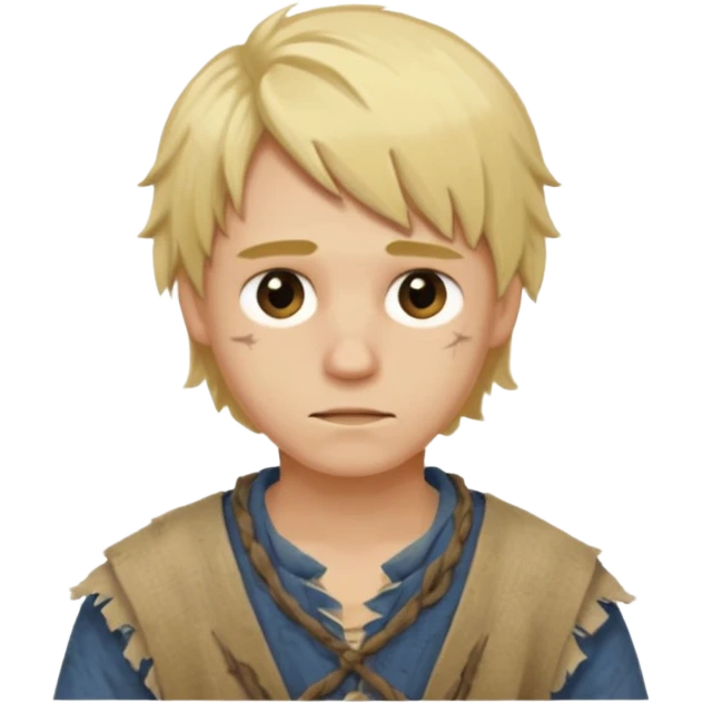 Young Blond Stone Age Man – Wearing primitive clothes.




 emoji