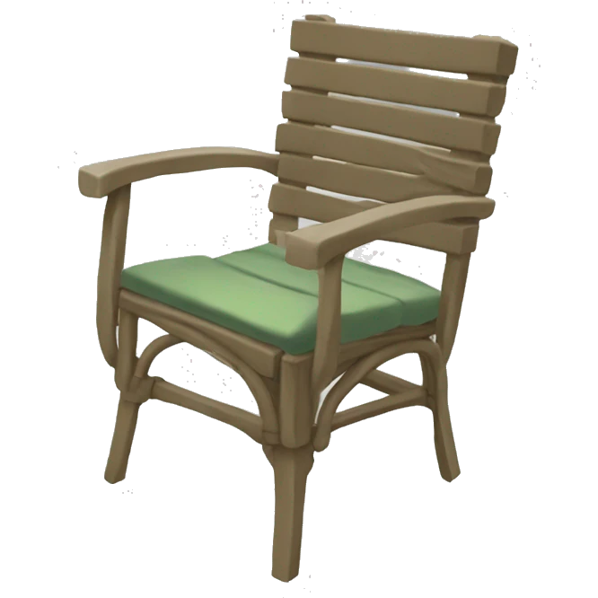 garden furniture (one) emoji