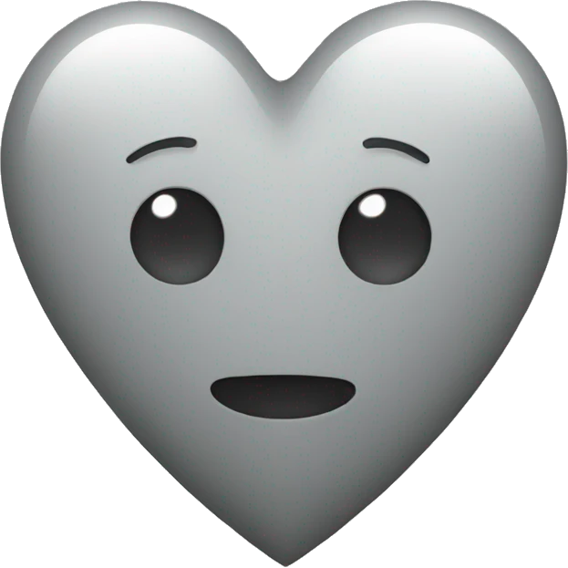 gray heart emoji