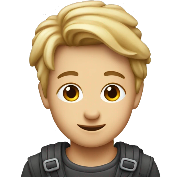 Kleiner ayri schriftzug mit kleinem ayri  emoji