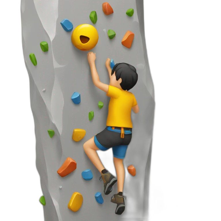 climbing wall emoji