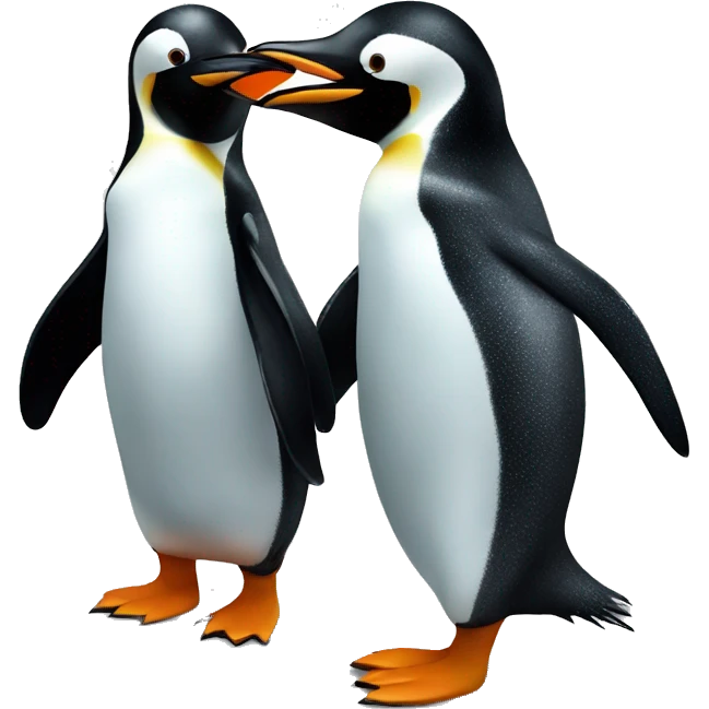 Pinguin in love  emoji