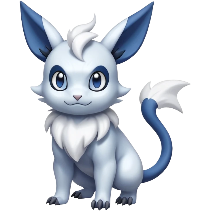 Mewostic-Absol-Minccino-Pokémon-Fakémon-hybrid-creature (full body) emoji