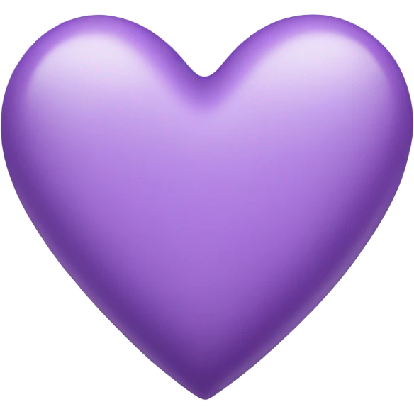 Soft purple heart  emoji