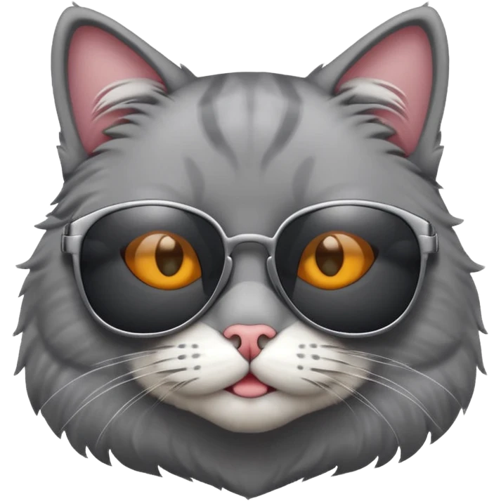 Cat wearing sunglasses emoji