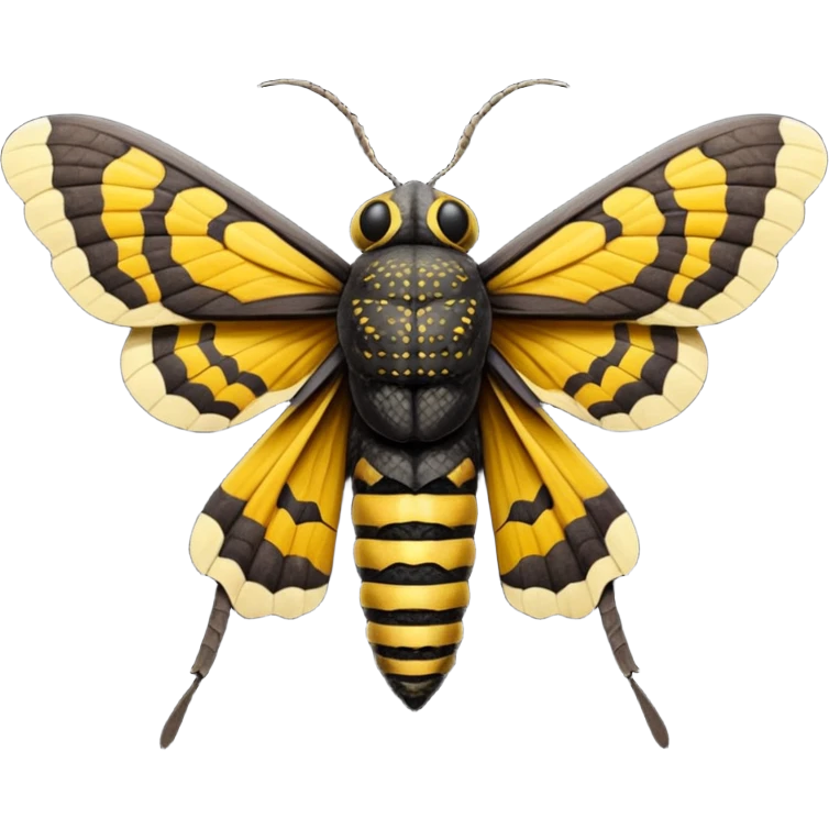 death's head hawk moth emoji
