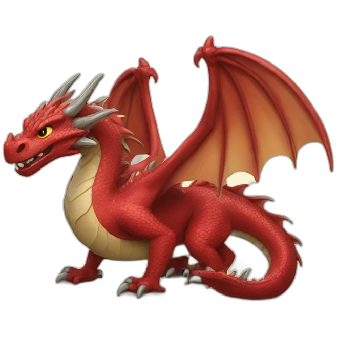 dragon with rider emoji