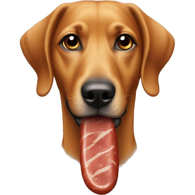 perro salchicha emoji