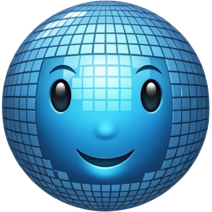 disco ball moon emoji