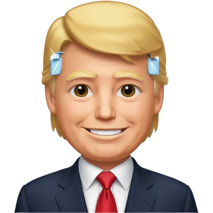 Trump looking se emoji