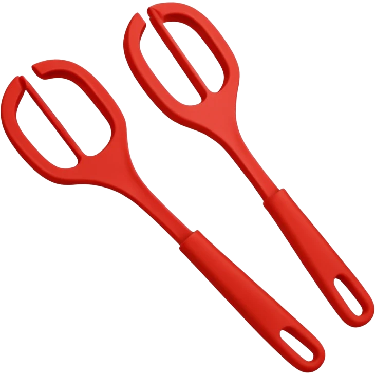 Silicon Kitchen tongs emoji
