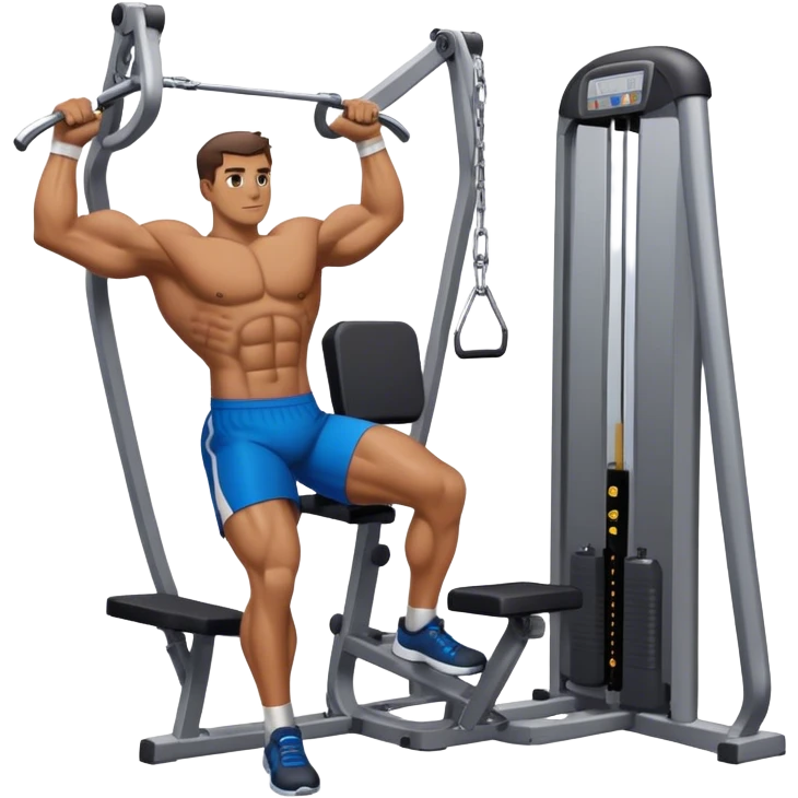 guy cable-crossover gym emoji