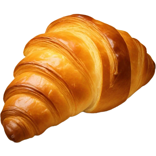 croissant on newspaper emoji