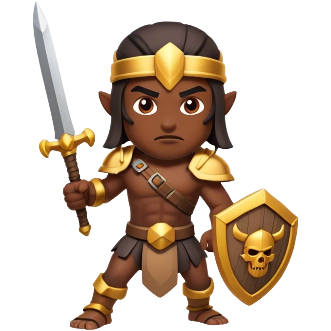 clash of clans style warrior emoji