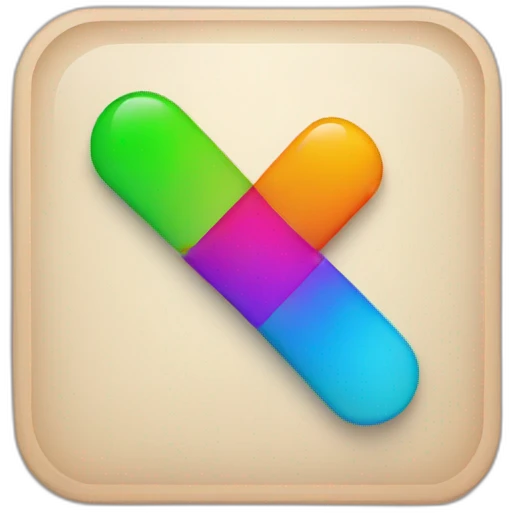 Colorful check mark emoji