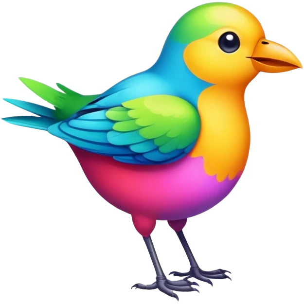 A bird in ui emoji