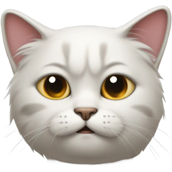 Upset cat emoji