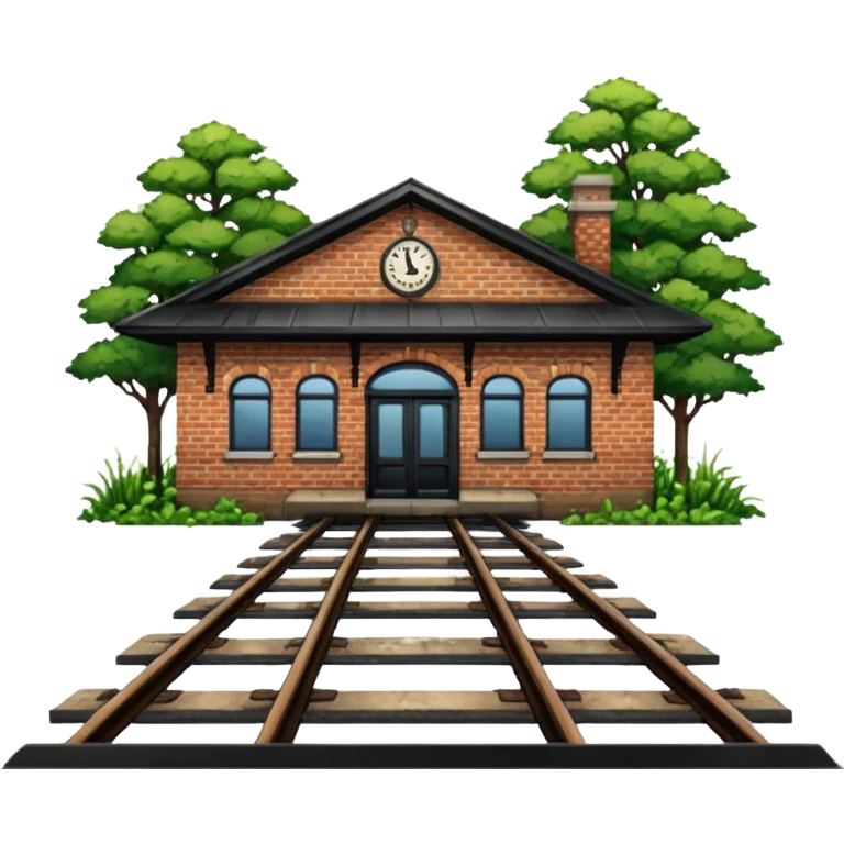 ABANDONED TRAIN STATION emoji