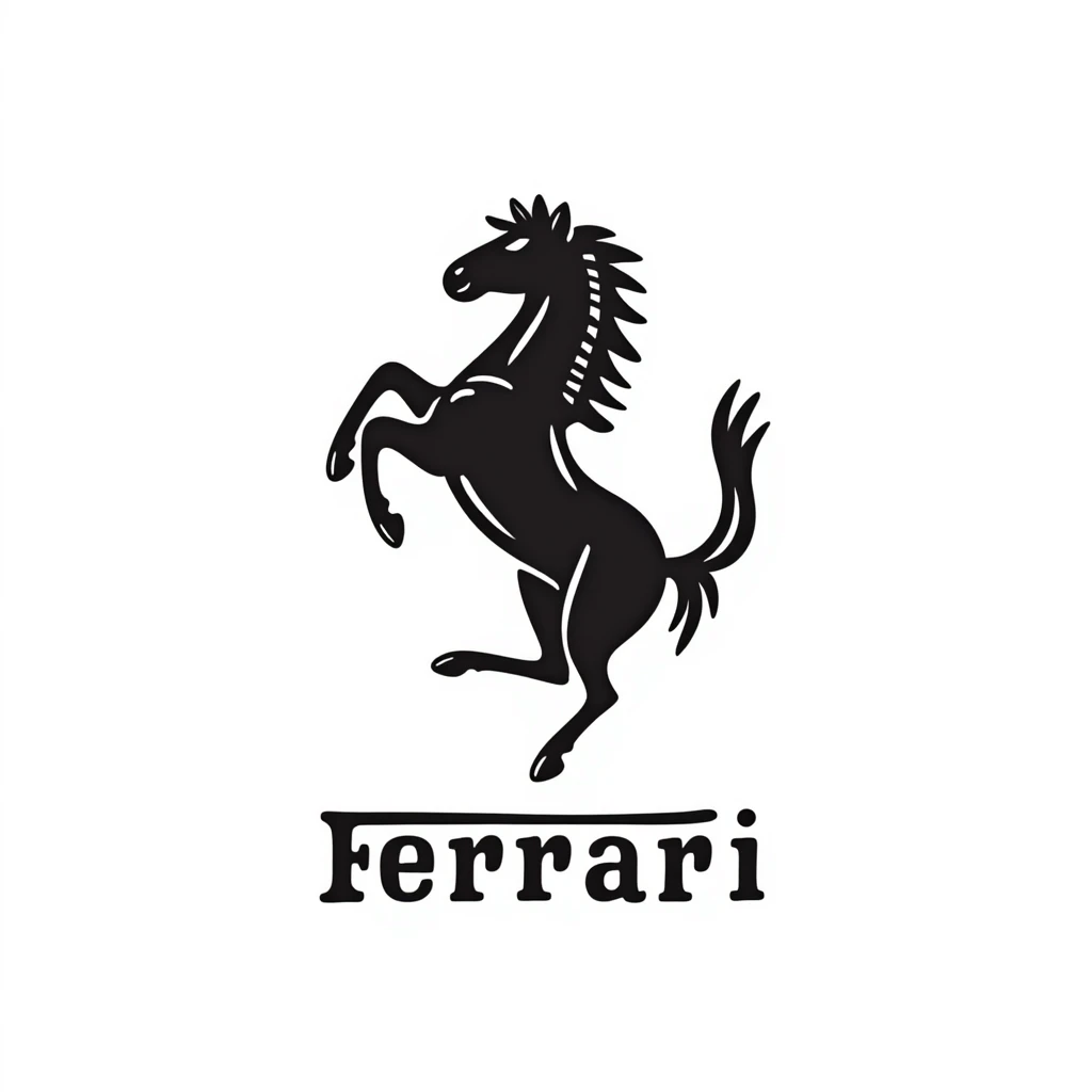 Ferrari logo emoji