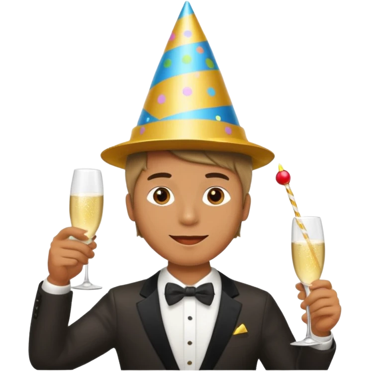 Hombre fiestero  emoji