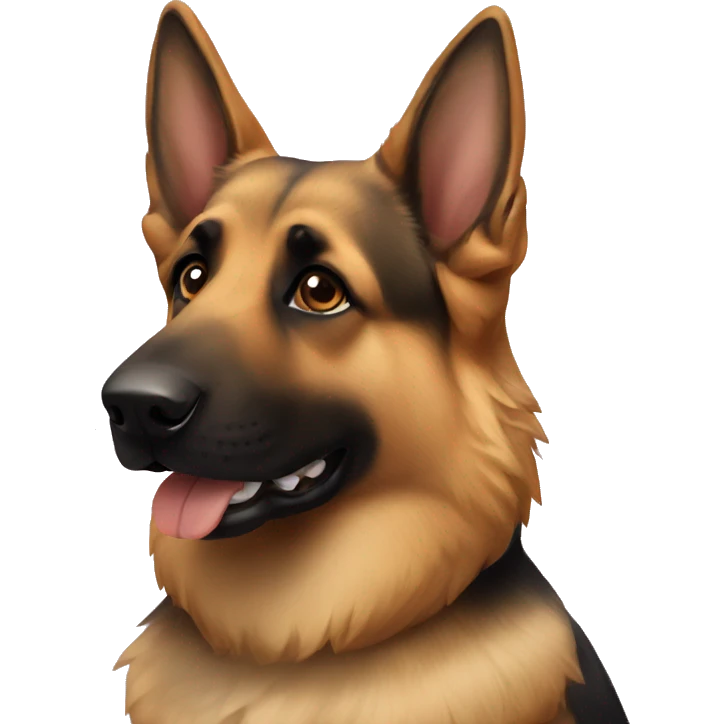 German shepherd emoji